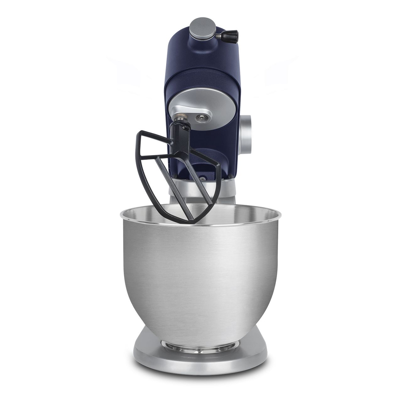 H.Koenig KM126 Küchenmaschine, professionell, multifunktionell, 5 l, Edelstahl, Mattblau, leistungsstark, 800 W, 8 Geschwindigkeitsstufen