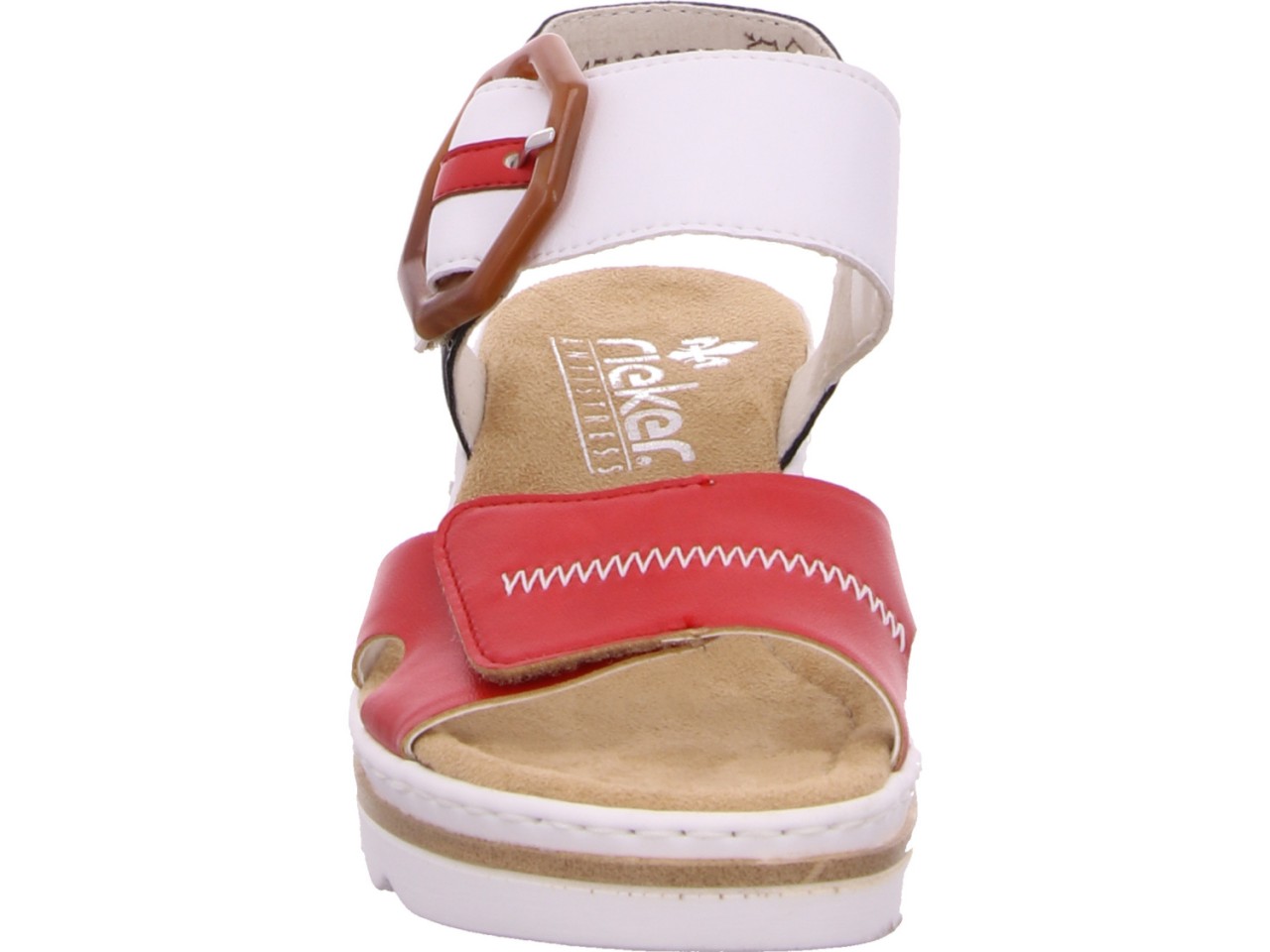 RIEKER Komfort Sandalen silber