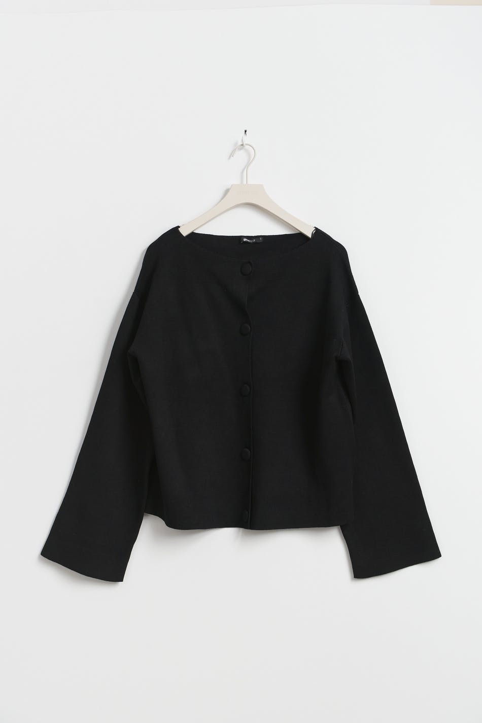 Jacquard knitted cardigan