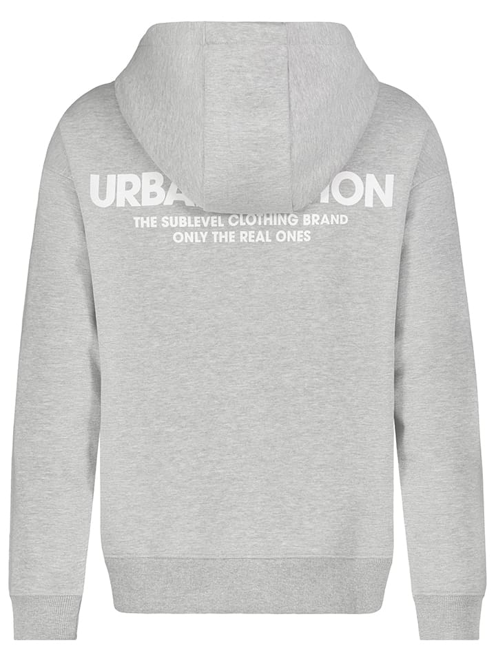 Sublevel Hoodie in Hellgrau günstig kaufen