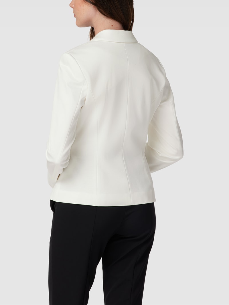Blazer mit angedeuteten Pattentaschen in offwhite