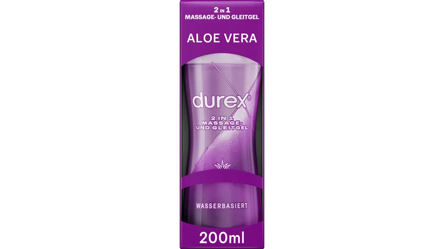 Durex 2in1 Massage- & Gleitgel Aloe Vera 200 ml