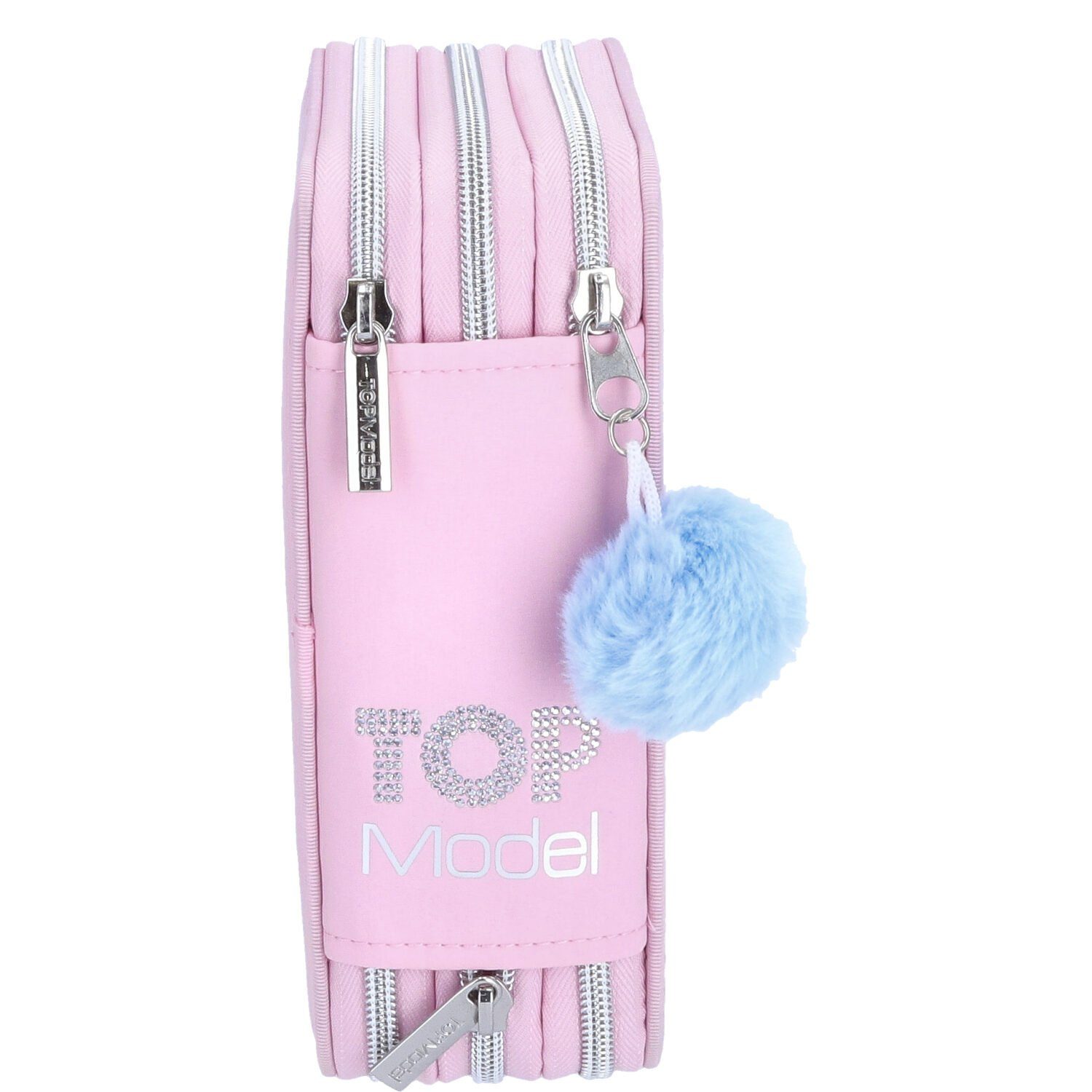 Depesche Federmäppchen Depesche 3-Fach Federtasche TOPModel Ice World rosa, (Stück, Stück)