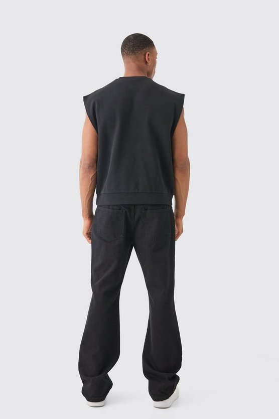 Kastiger Oversize Jersey-Tanktop