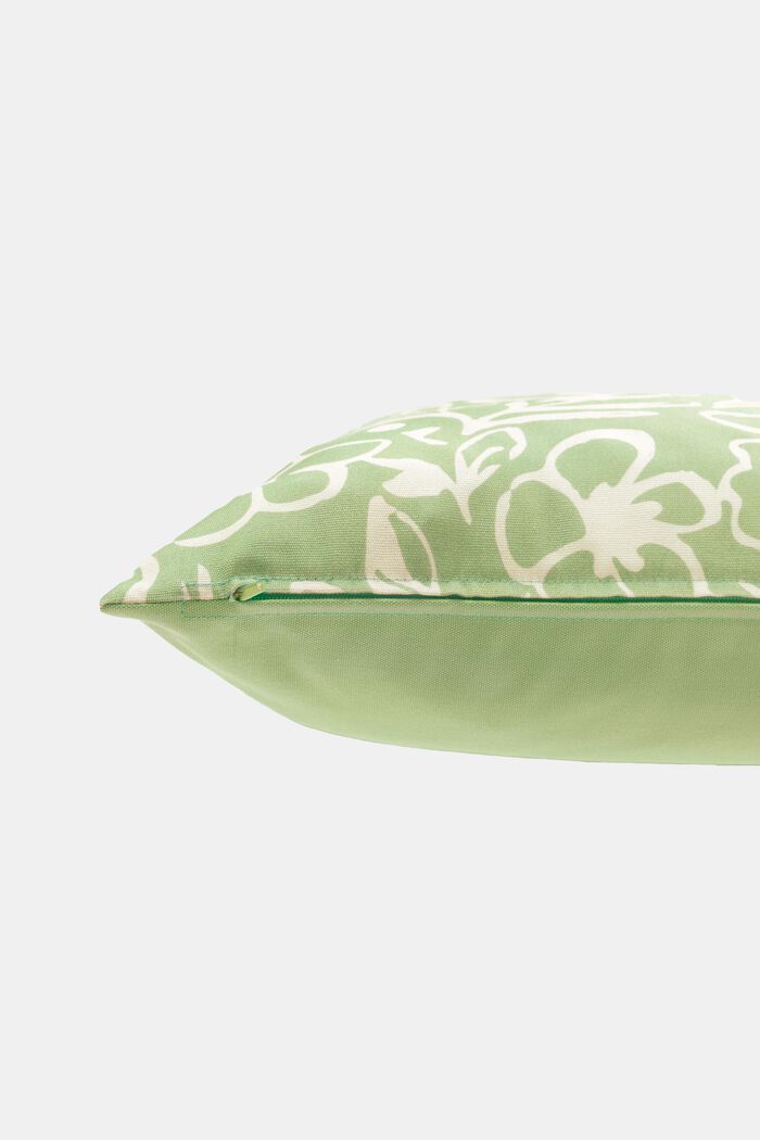 Kissenhülle mit floralem Druckmotiv