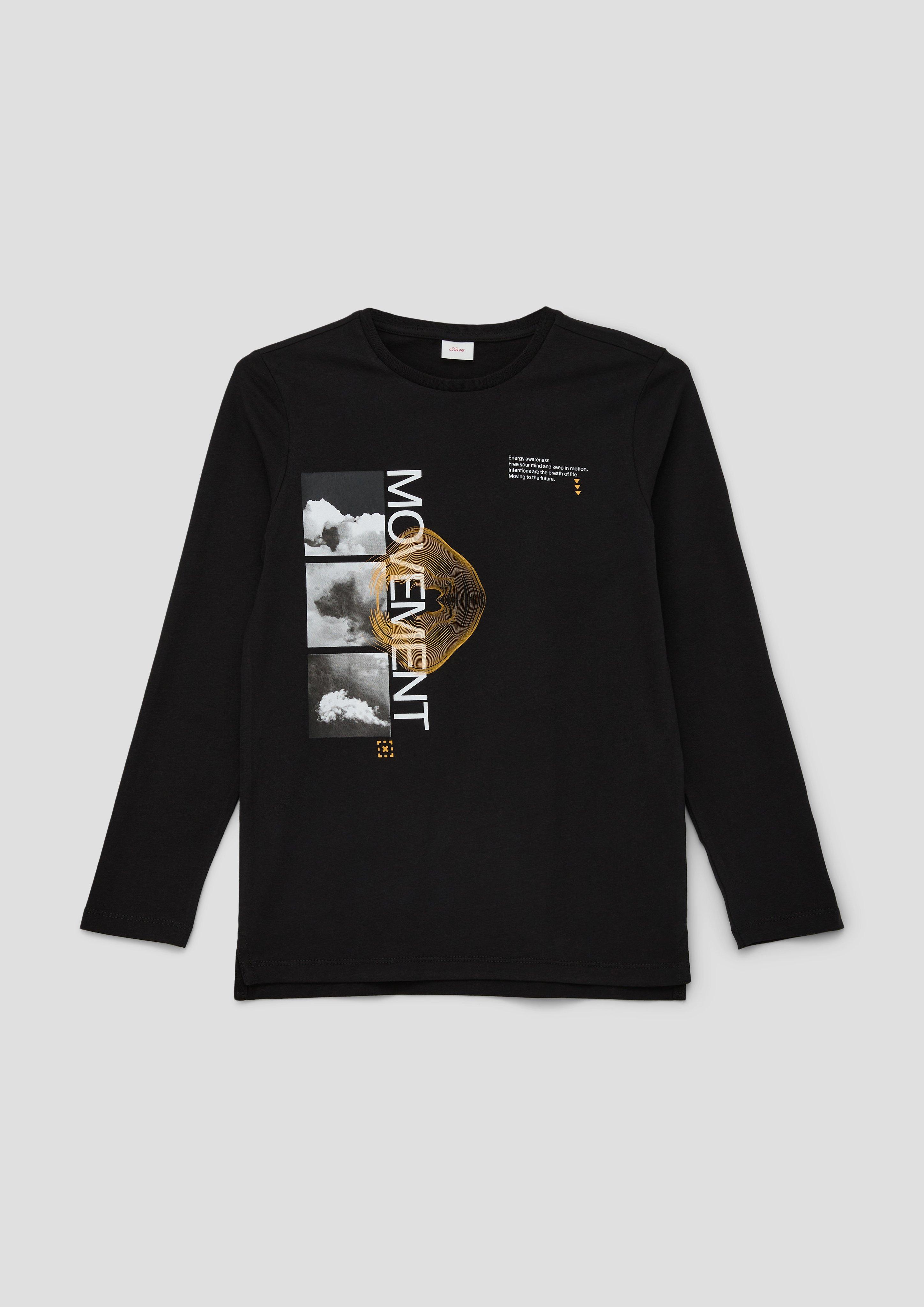 Longsleeve mit Frontprint  2134043-9999