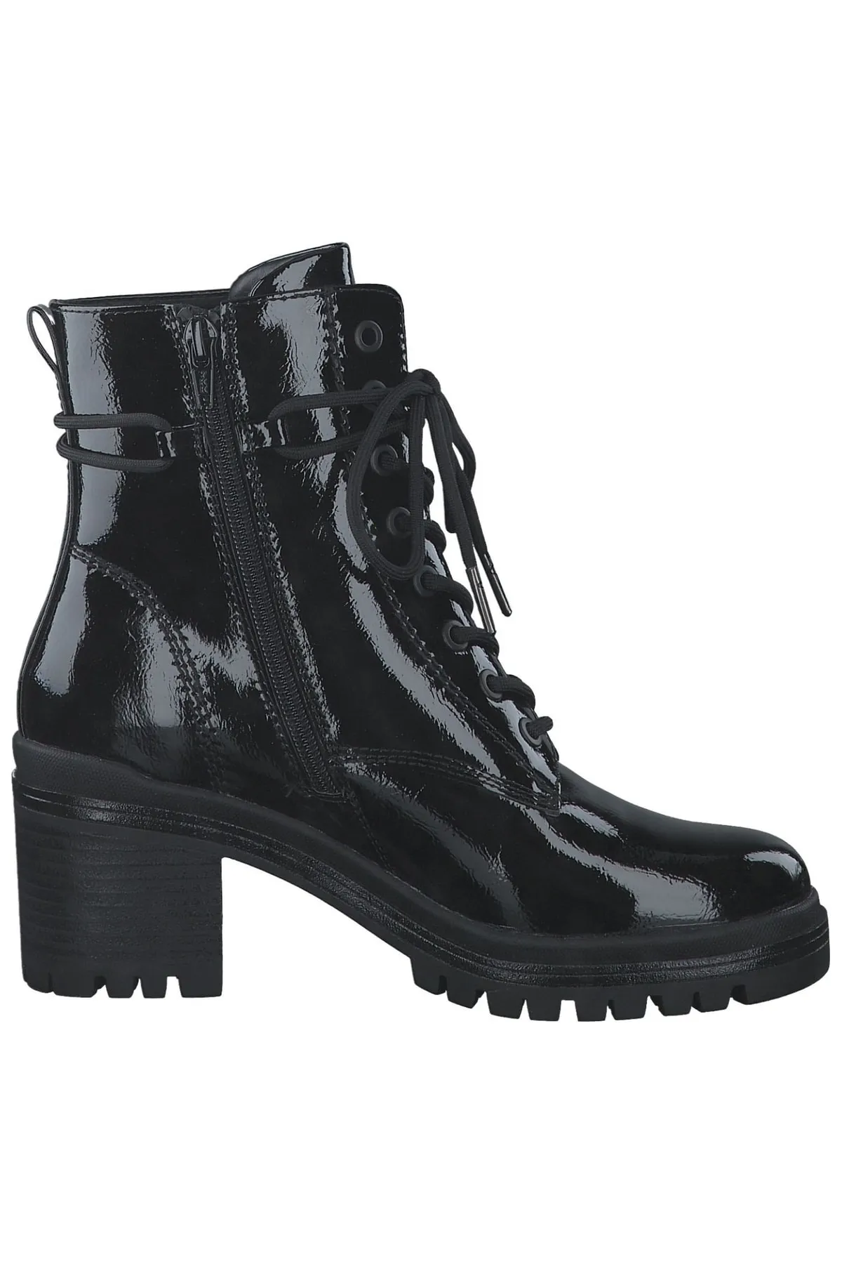 s.Oliver  Stiefelette - Schwarz - Blockabsatz