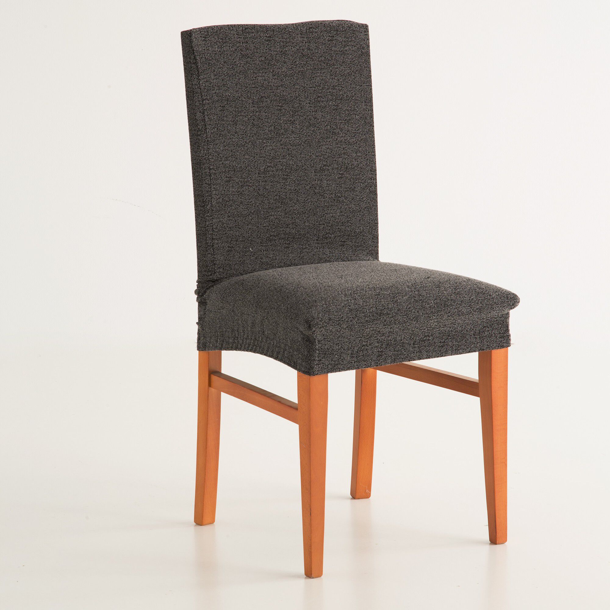 Housse de chaise extensible jacquard chiné