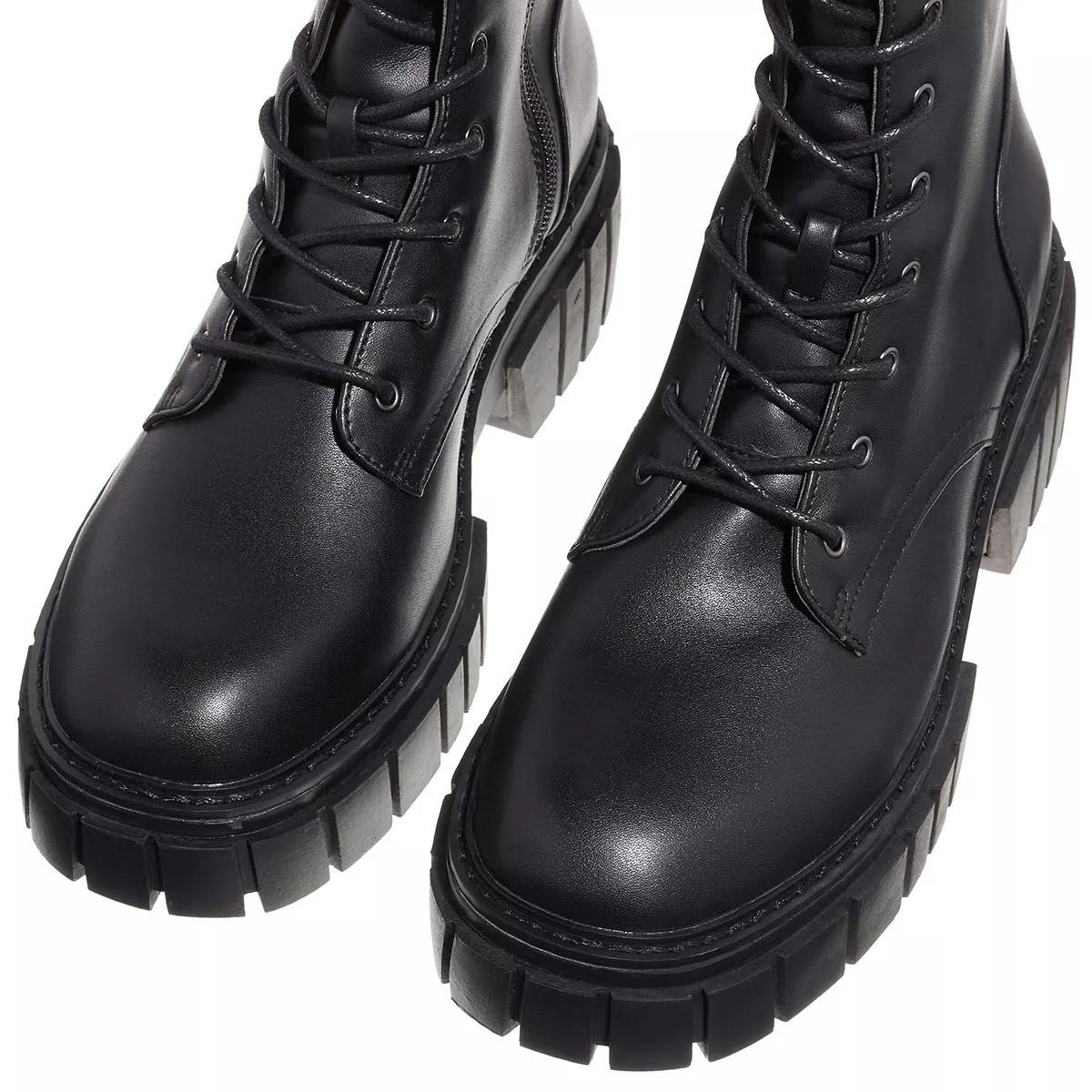 STEVEN MADDEN Stiefeletten schwarz Schnürstiefel