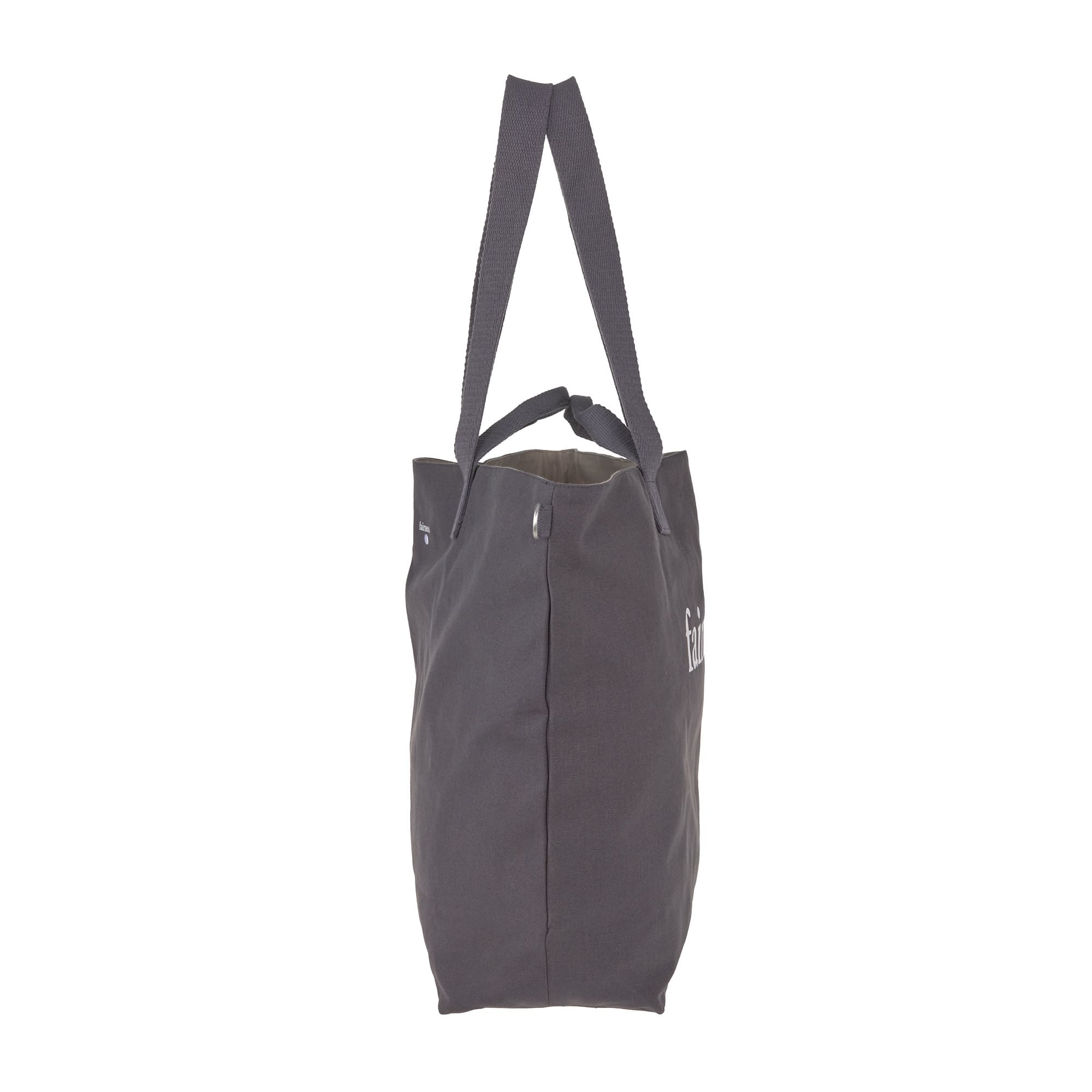 Einkaufstasche - Green Label Cotton Statement Shopper	, Anthrazit