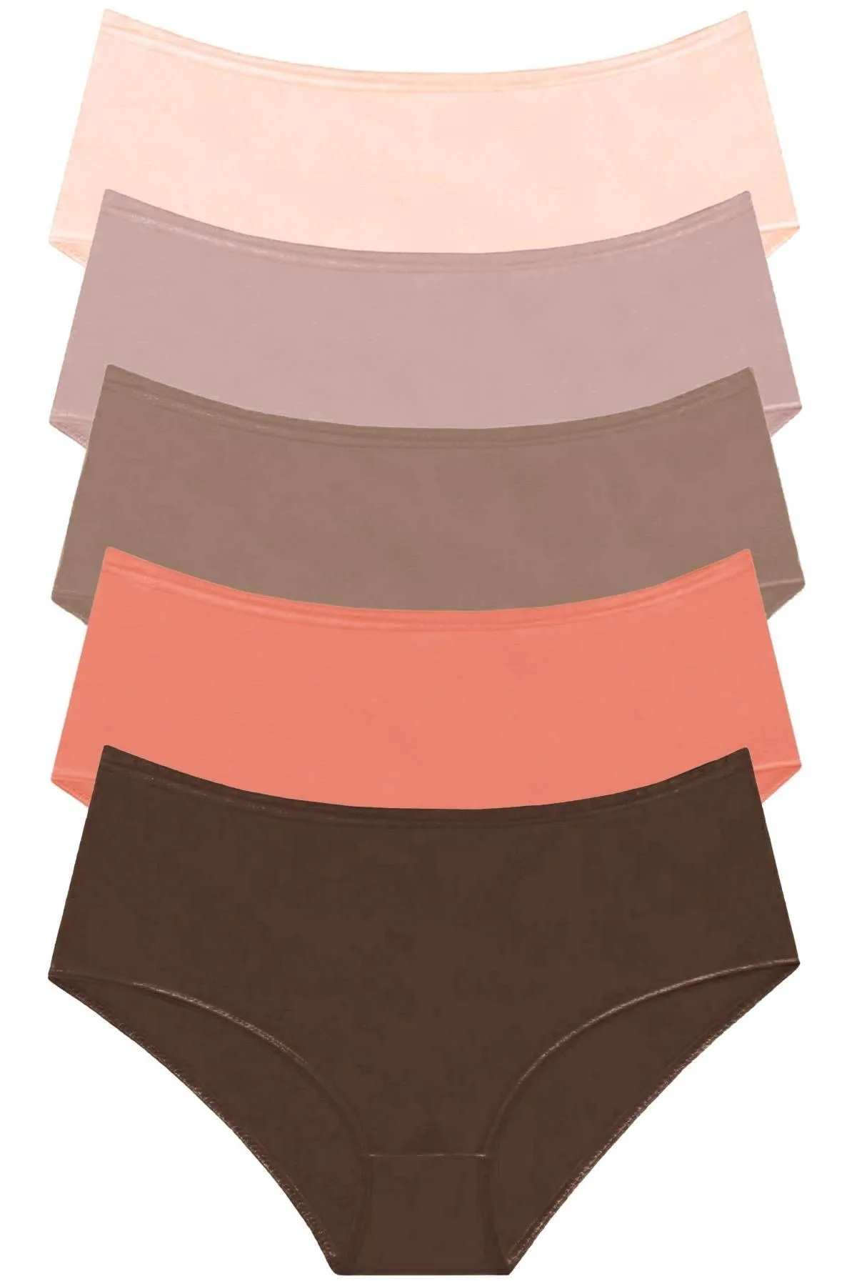 Newlilla  1007 Damen Mix 5-teiliges Daily Bato Höschen 1007-v10