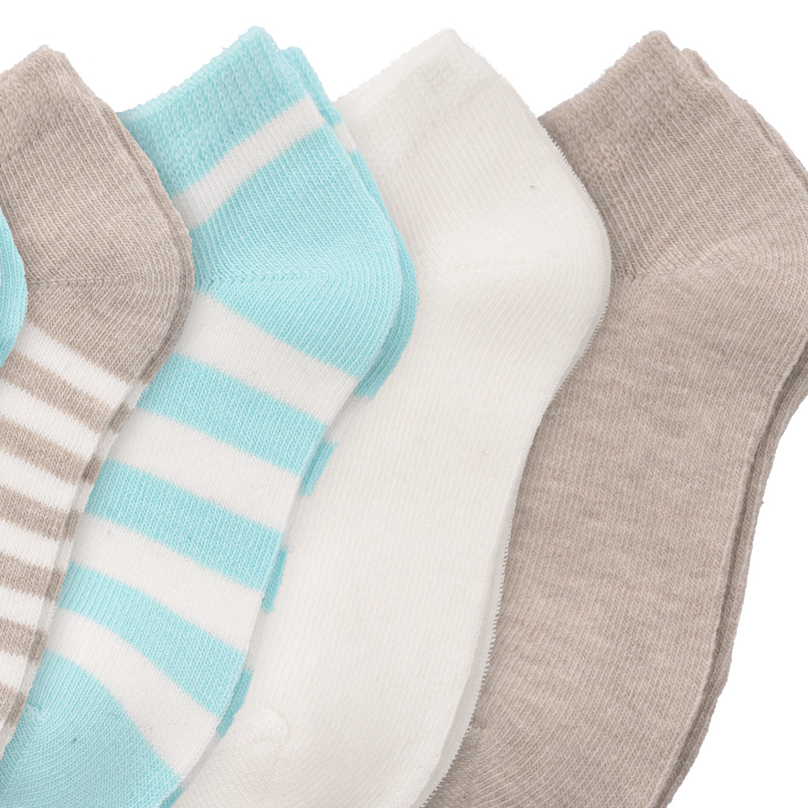 5 Paar Baby Sneaker-Socken im Muster-Mix
