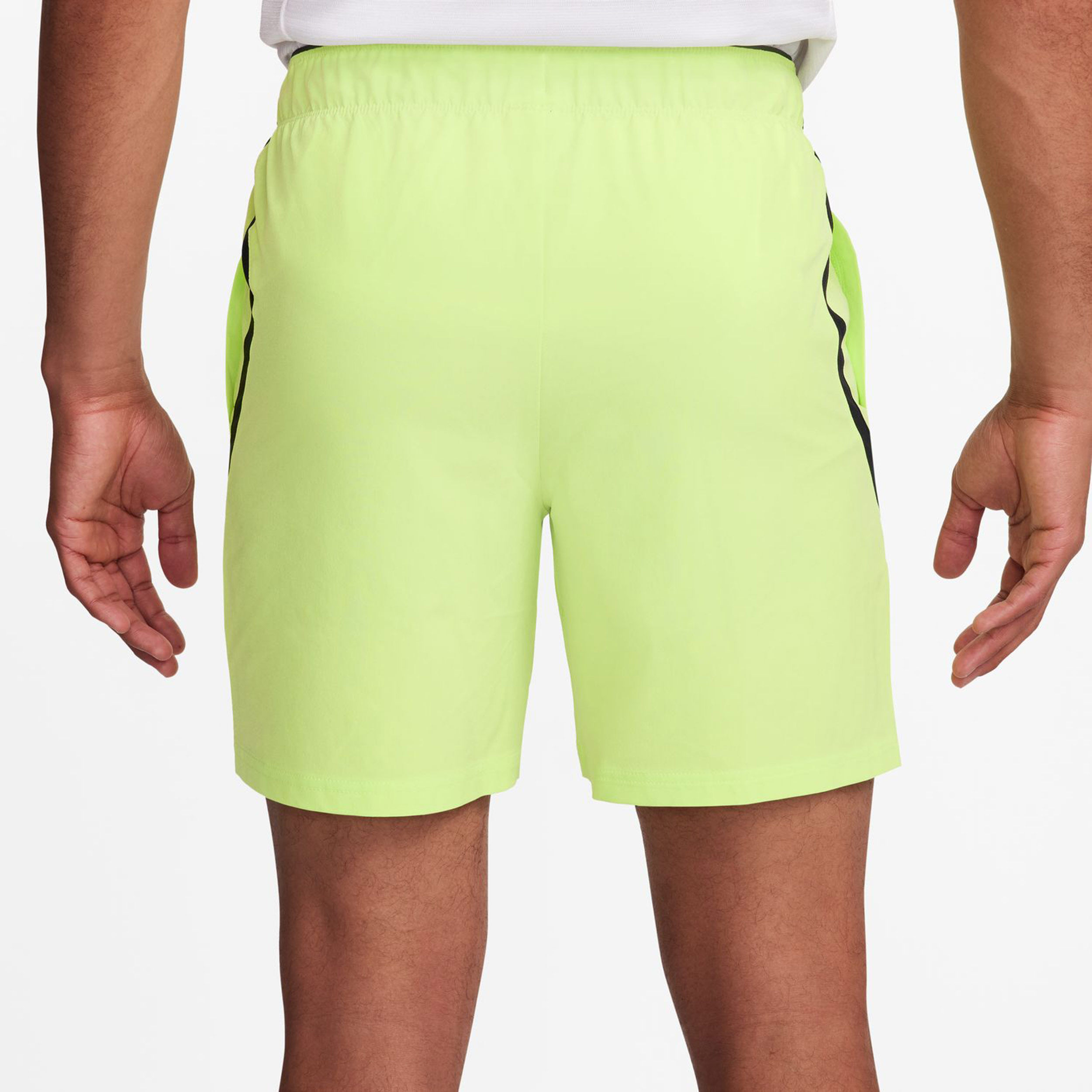 Court Dri-Fit Advantage 7in Shorts Herren - Zitronengelb, Schwarz