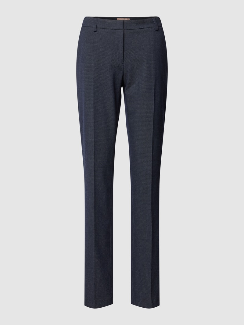 Stoffhose mit Eingrifftaschen Modell 'Business' in marineblau