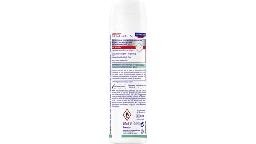 Hansaplast Fußpilzschutzspray 2in1 150 ml