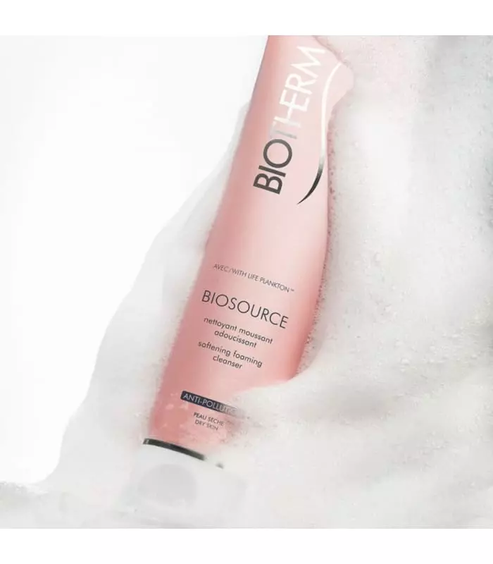 BIOSOURCE Mousse nettoyante adoucissante visage et corps