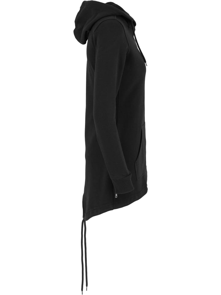 Urban Classics Urban Classics Zip-Kapuzenpullover in black günstig kaufen