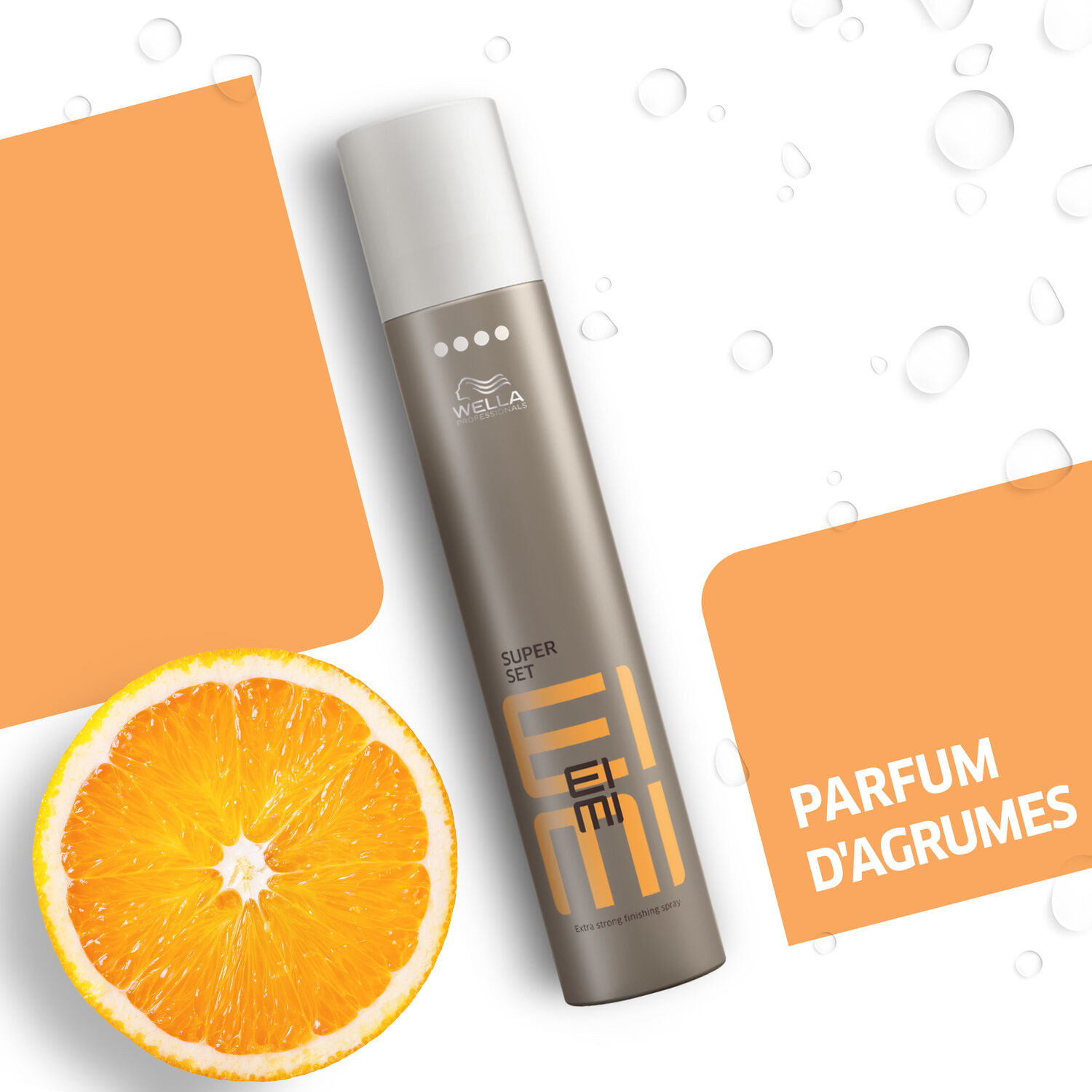Wella EIMI Super Set Spray de finition tenue extra-forte, 75 ml