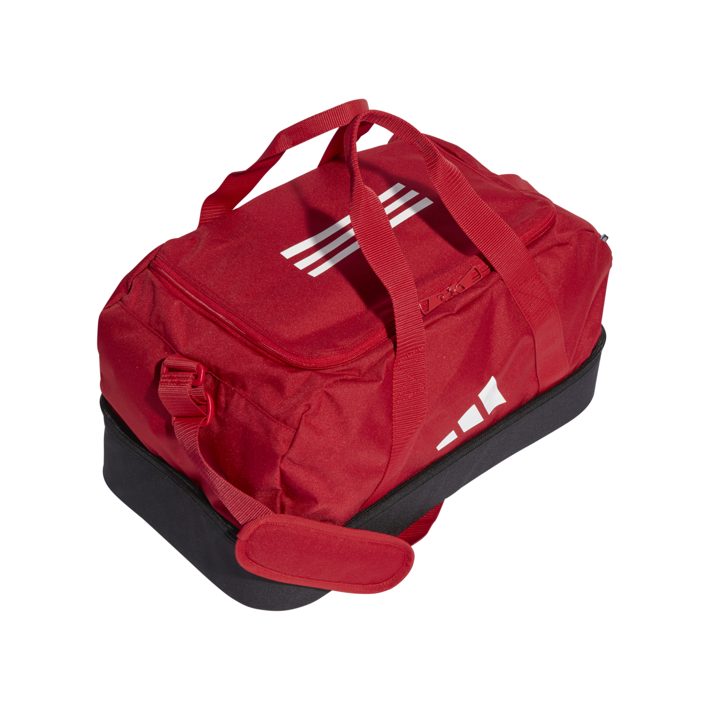 adidas Tiro League Duffel Bag Gr. S Rot Weiss