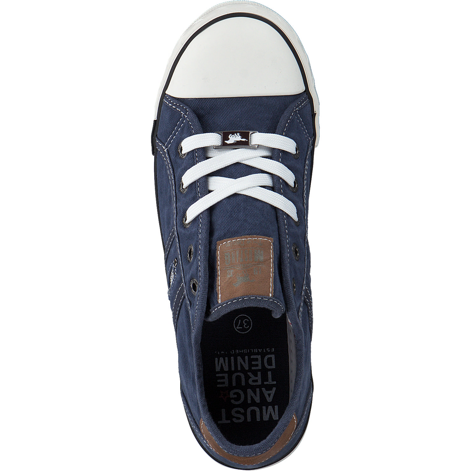 Mustang 1099302, Sneakers Low, Damen, Blau (Jeansblau)