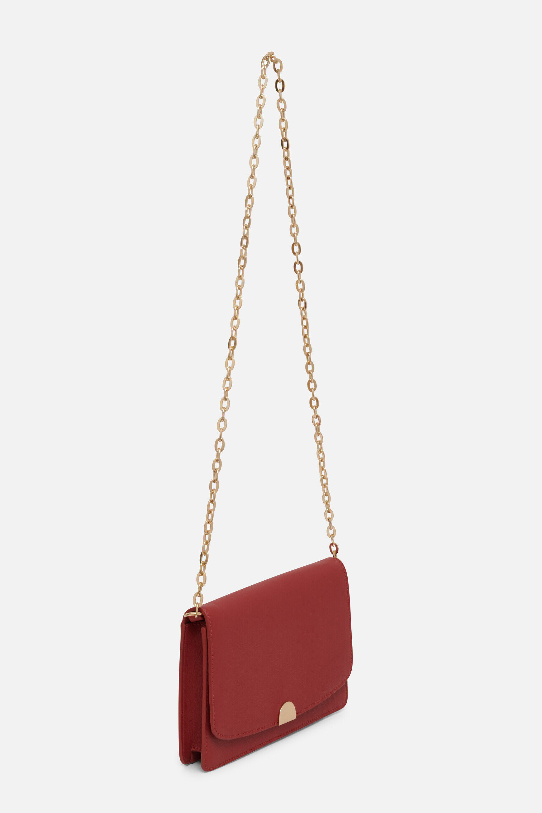 sac kitty 100% cuir rouge femme