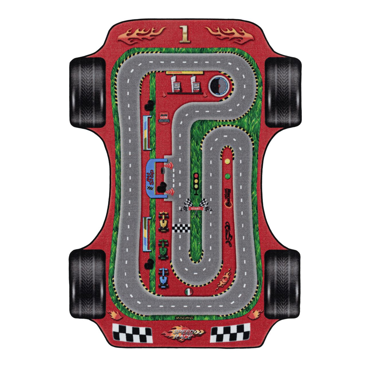 Ayyildiz Teppich, PLAY 2907, RED, 140 x 200 cm
