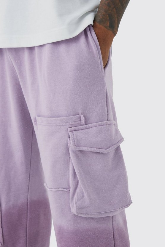 Lockere Cargo-Jogginghose mit Farbverlauf