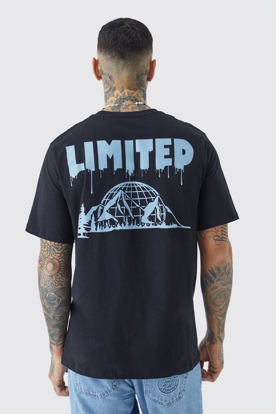 Tall Oversize T-Shirt mit Limited Print