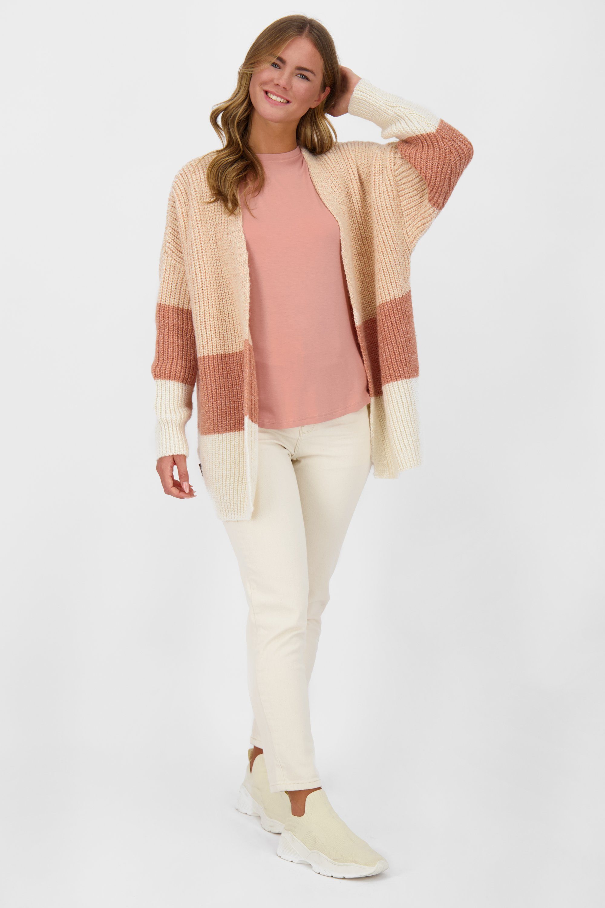 Alife & Kickin Stillpullover MaleaAK Z Cardigan Knit Damen Strickpullover