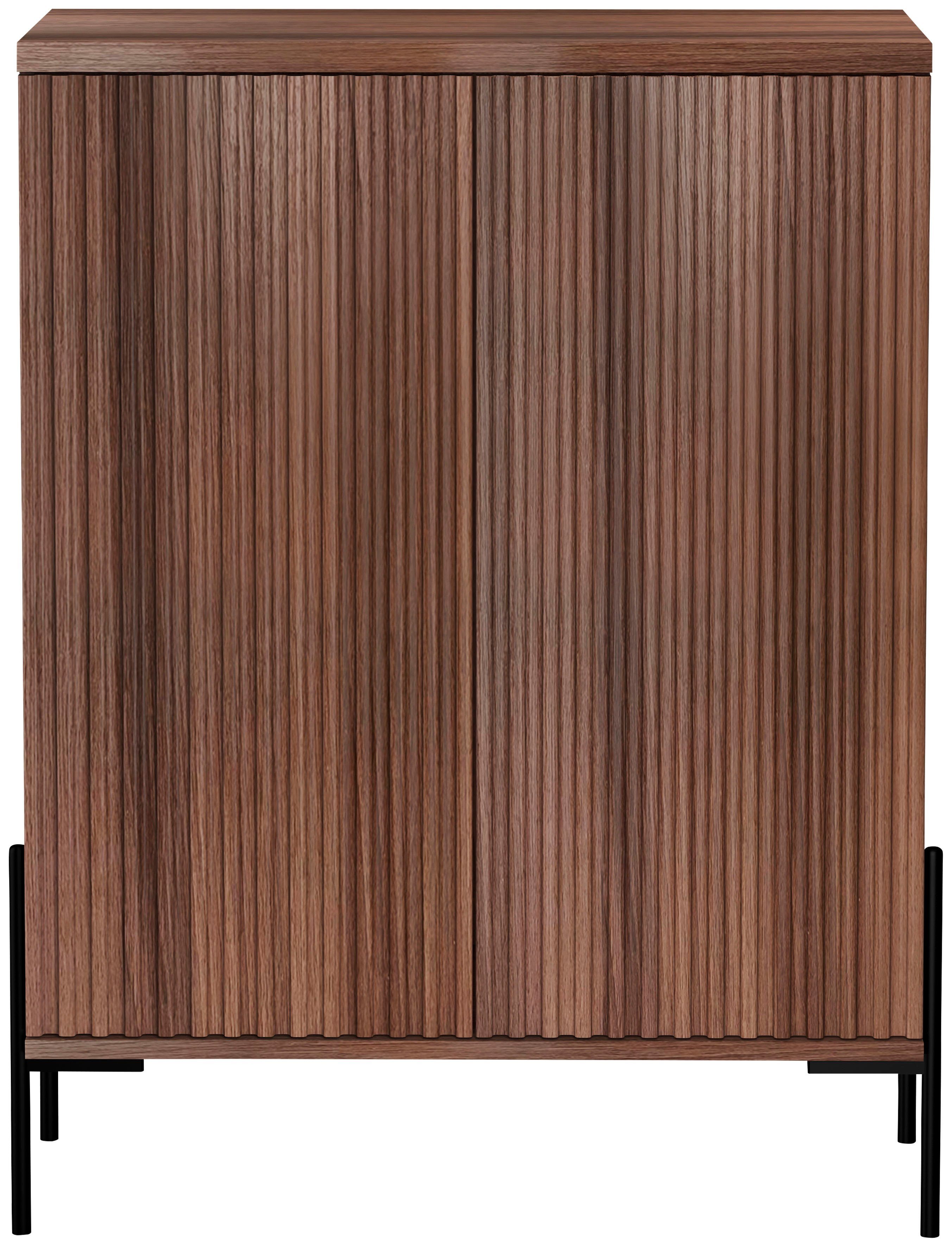 Home affaire Highboard Valloire, mit 1 feste und 1 verstellbare Einlegeboden, Breite 93 cm, Höhe 120 cm
