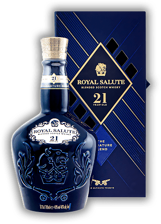 Chivas Royal Salute 21 Years Chivas Royal Salute 21 Years Ein exquisiter Blended Whisky in edler Keramikflasche. Alter 21 J. - 0,7	 Liter - Vol 40%