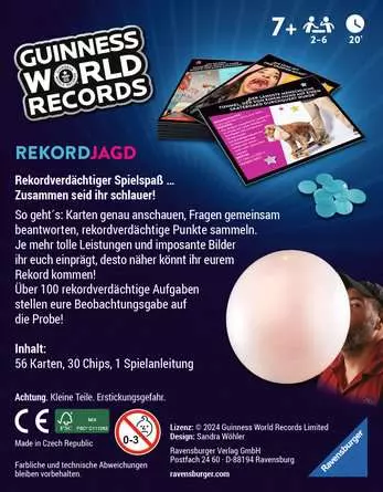 Guinness World Records - Rekordjagd - Kartenspiel ab 7 Jahren