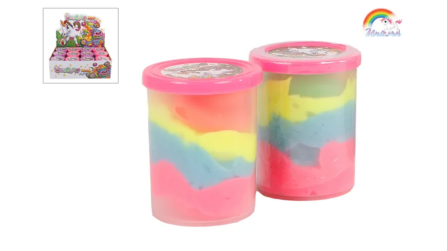 Van Manen - EINHORN RAINBOWKNET SORT,MANEN 620606, 1 Stück, sortiert