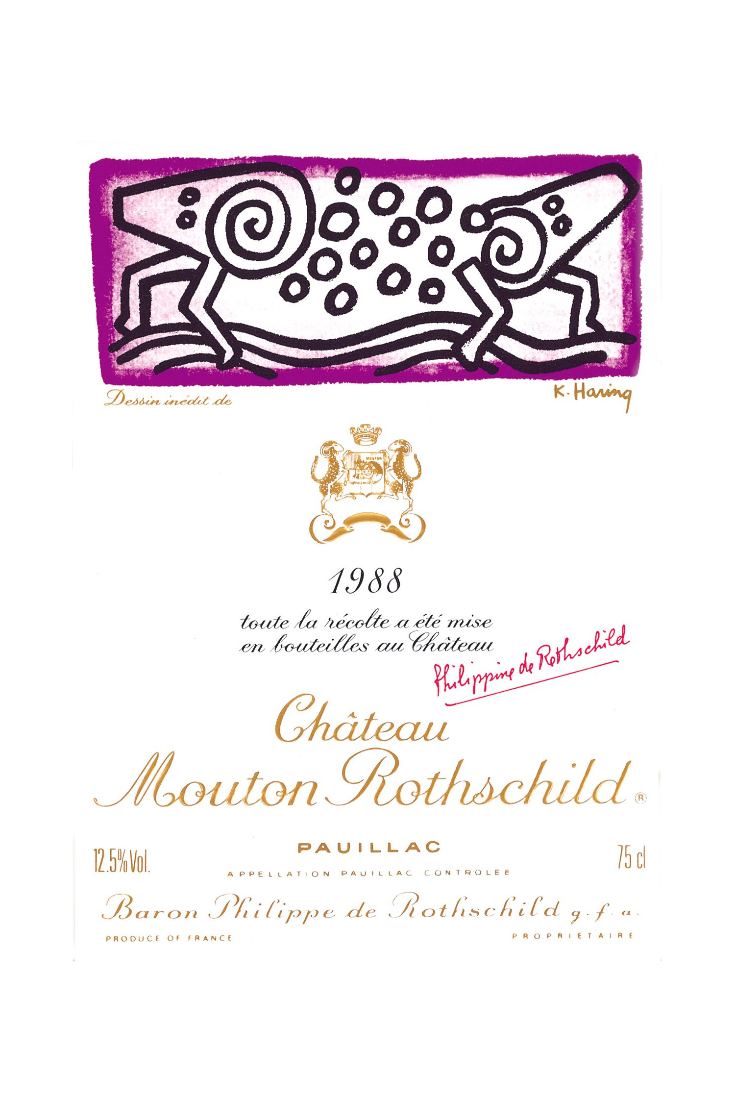 Château Mouton Rothschild 1988, Pauillac