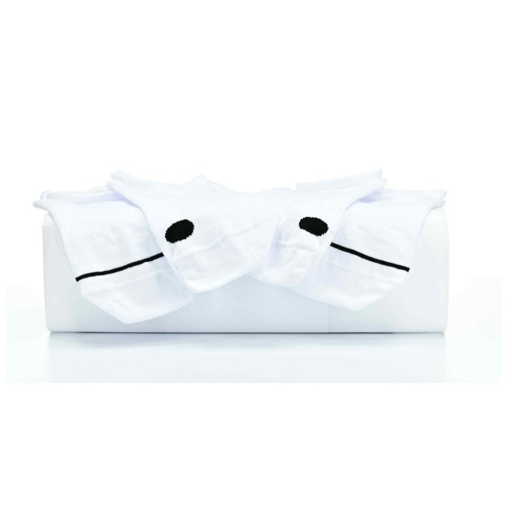 Footic Barefootan Extra Short White Kids Barfußsocken, 2 Paare