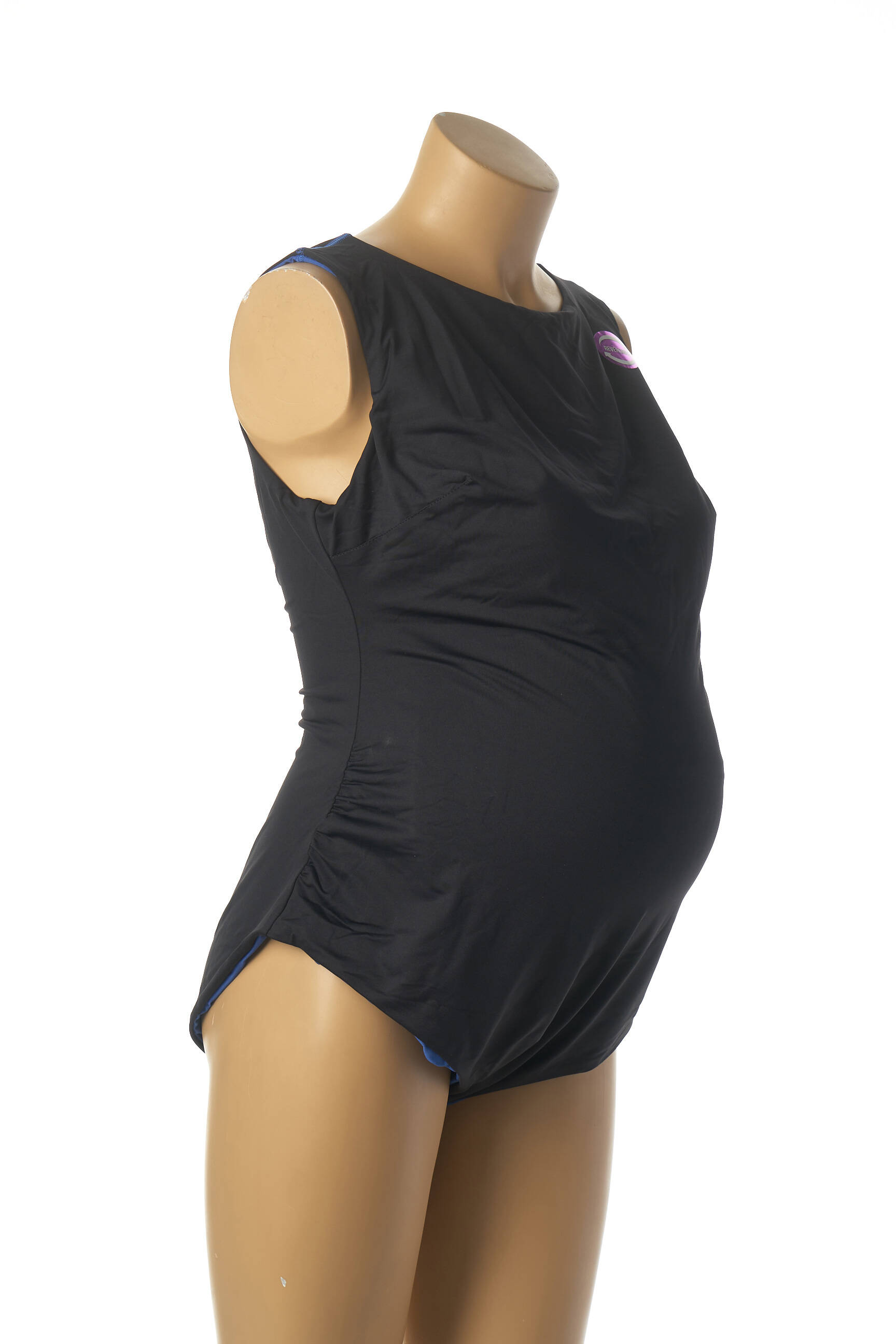 Cache Coeur Maillots2bain Maternite Femme couleur noir