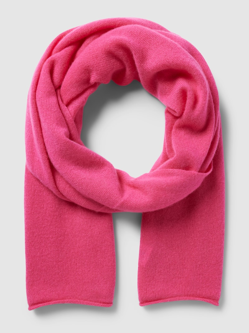 Strickschal aus Kaschmir in pink