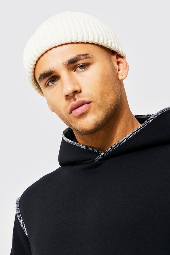 Recycelte gerippte Micro-Beanie