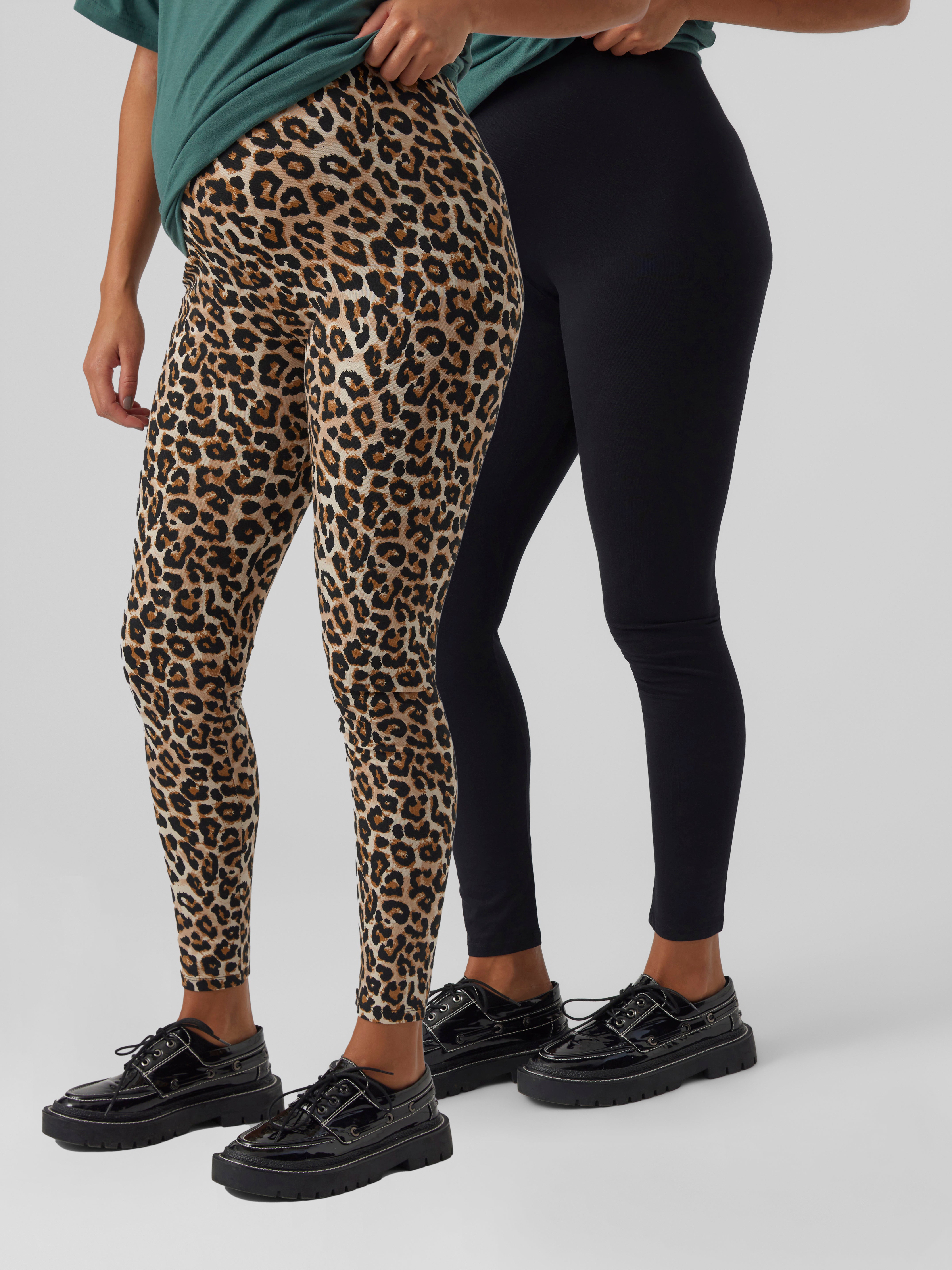 Skinny Fit Hohe Taille Leggings