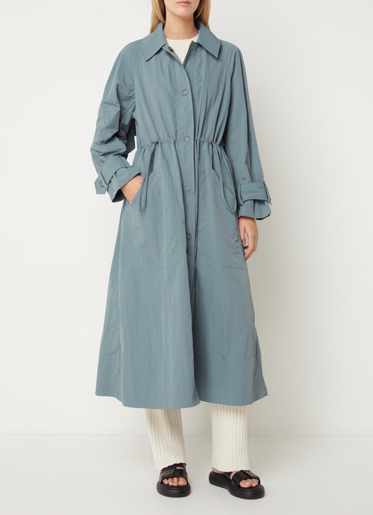 French Connection  Ilena trenchcoat met trekkoord en steekzakken