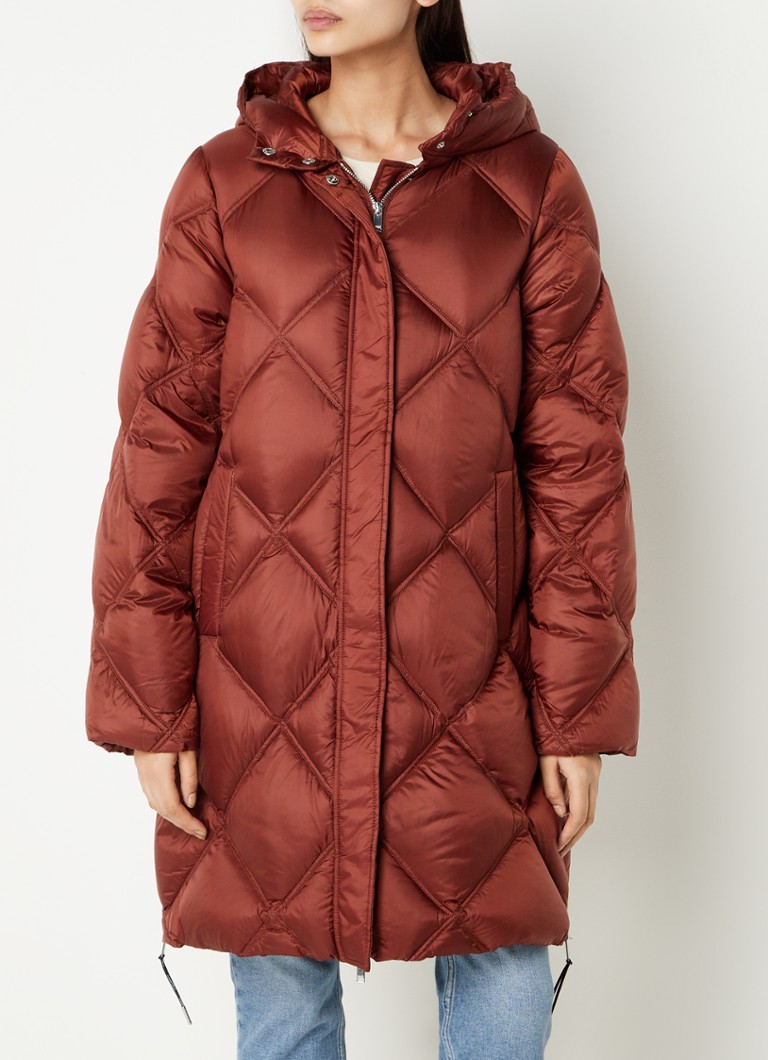 Parka trapuntato Claudie Pierlot Giovanni con imbottitura in piuma e tasche laterali