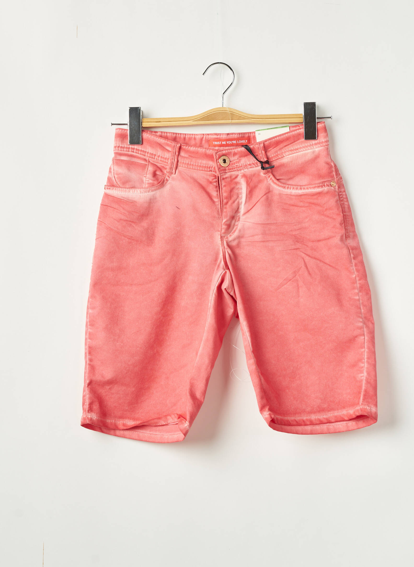Street One Bermudas Femme couleur rouge