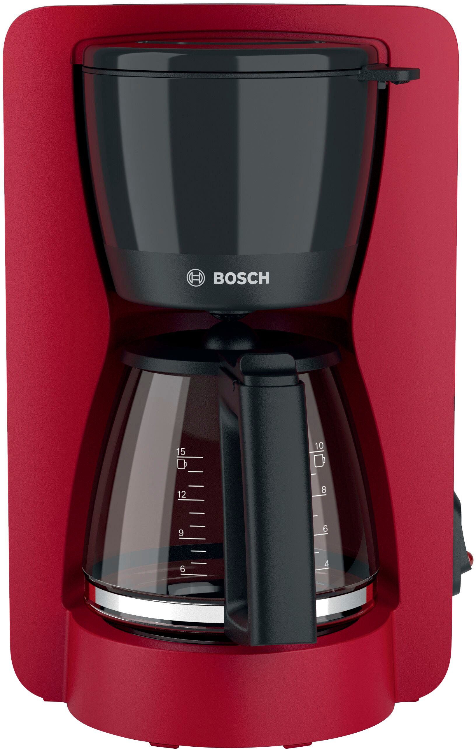 BOSCH Filterkaffeemaschine MyMoment TKA2M114, 1,25l Kaffeekanne, Papierfilter 1x4, für 10-15 Tassen, Glaskanne, 40min Warmhaltefunktion, 1200 W