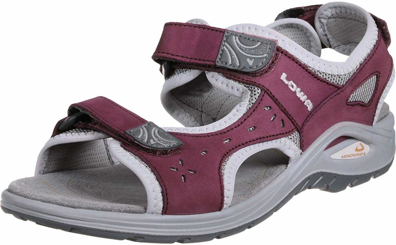 LOWA Outdoor Sandalen rot