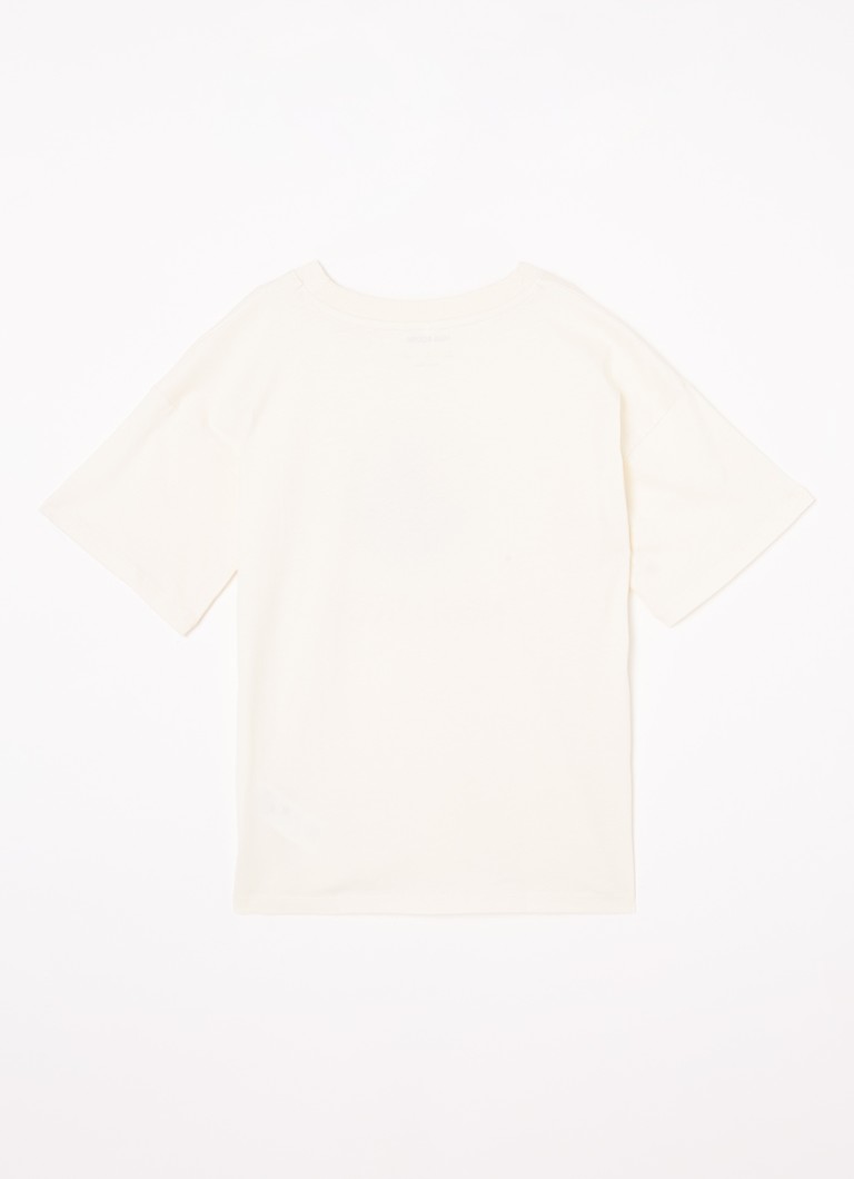 Tricou mini Rodini Parrot supradimensionat din bumbac organic
