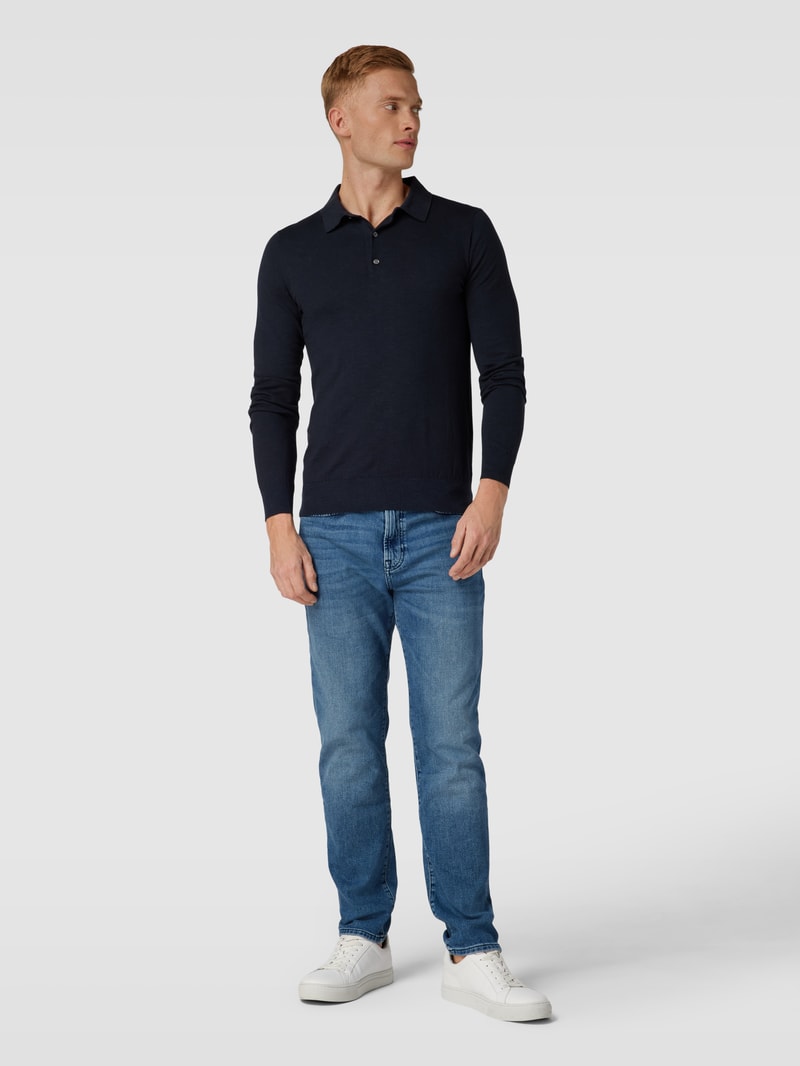Jeans im 5-Pocket-Design Modell 'Maine' in blau