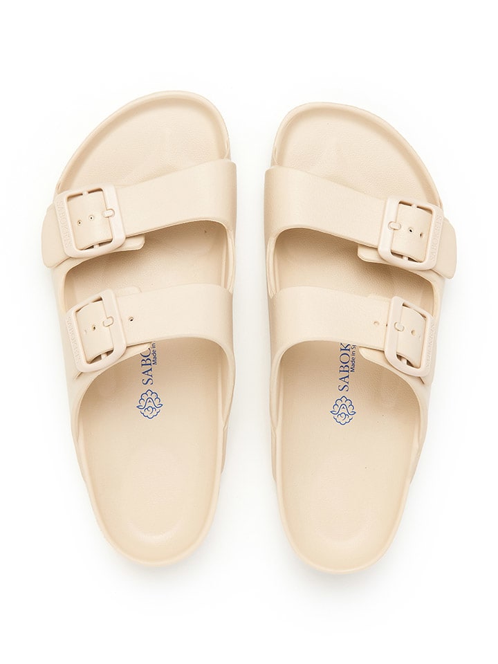 SABOKETS Pantoletten in Beige günstig kaufen