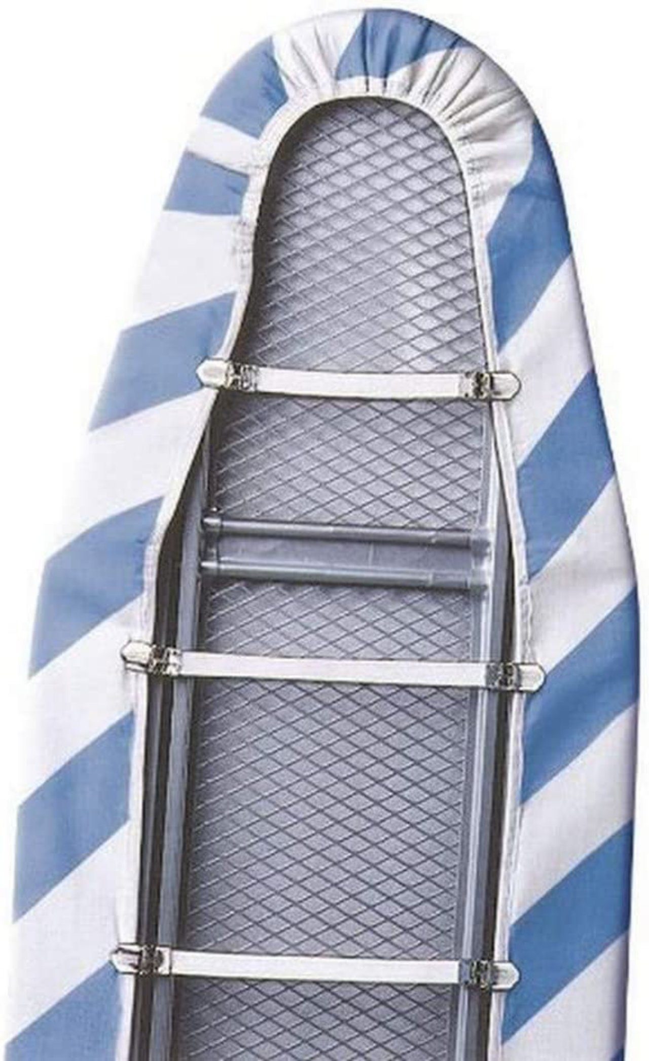 WENKO Bügelbrettbezug, Bügeltisch-Bezugspanner 3er Set - 3er Set, universal passend