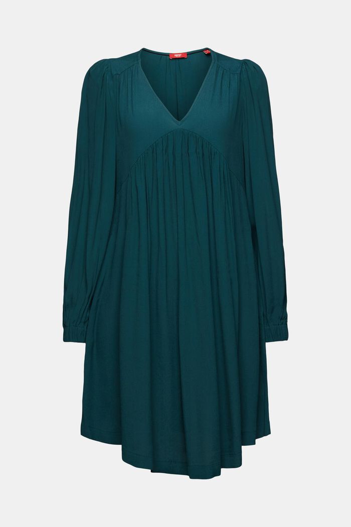 Chiffon-Minikleid in Crinkle-Optik