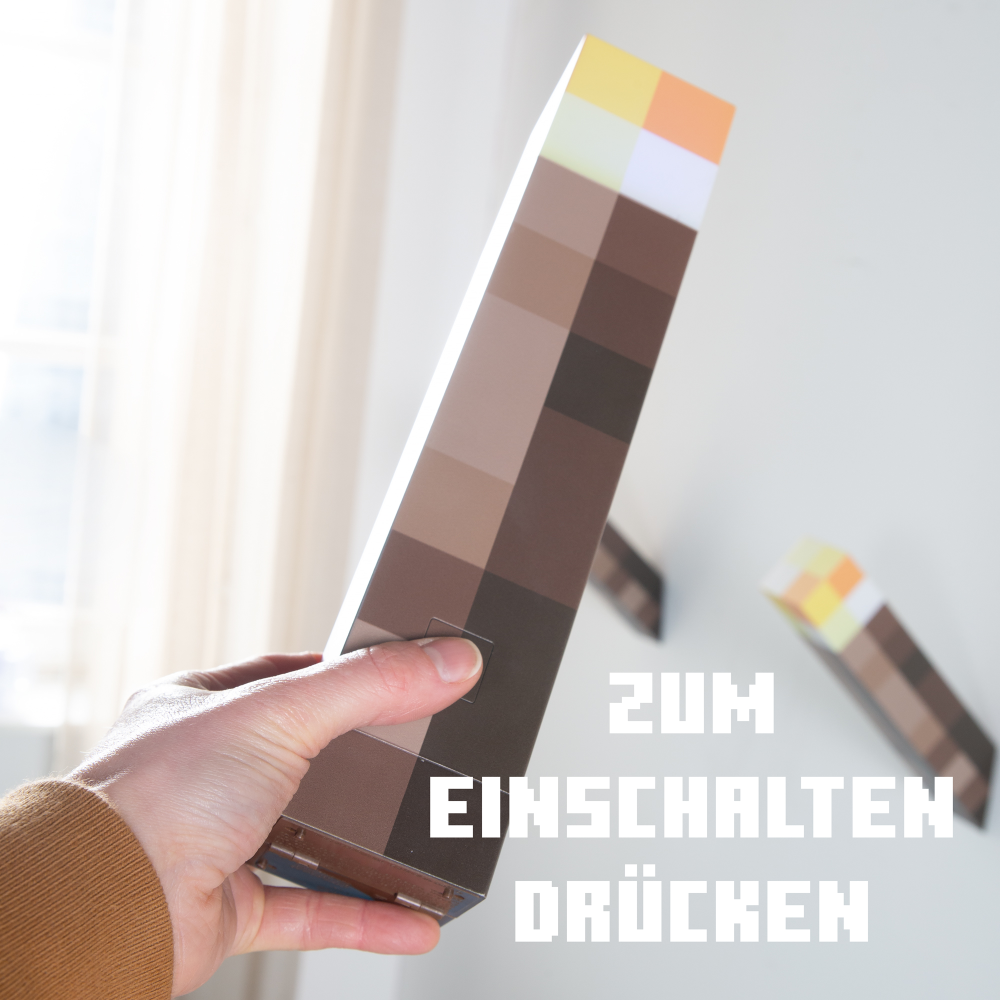 Akku LED-Fackel MINECRAFT